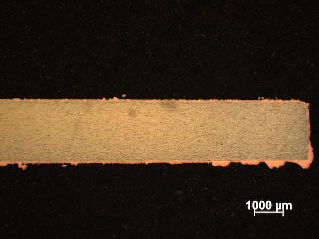 electroformed copper is rough 0085-5c