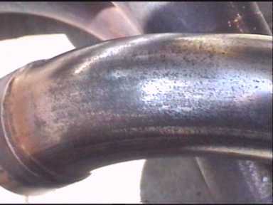 Discoloration of stainless exhaust headers and polishing them