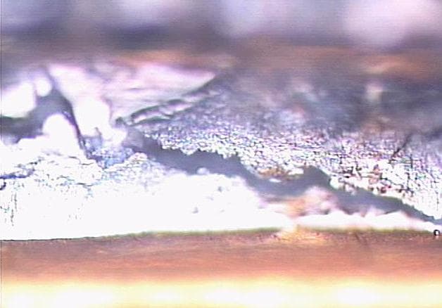 cracked seam weld