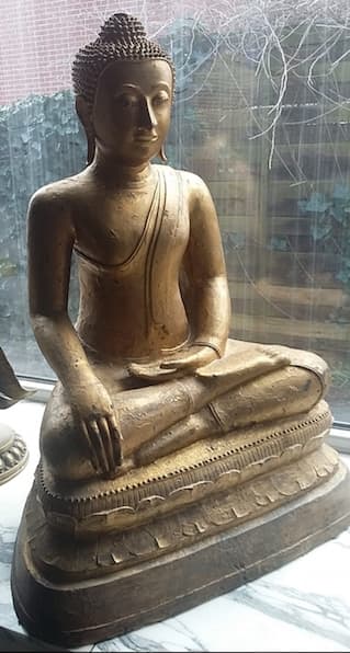 cast bronze buddha 16808-1a