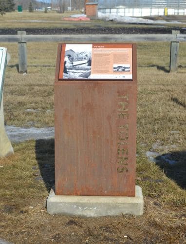 Corten heritage plaque 3