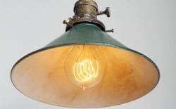 rusty metal lamp shade 7