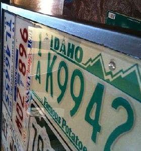 sb license plate table