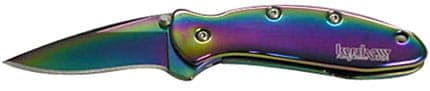 rainbow finished folding knife