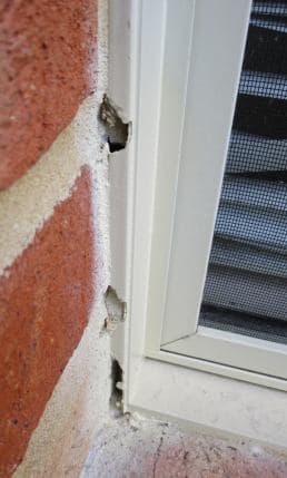 Concrete Stains Damage To Aluminum Window Frames Etc