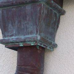 modern masters look of patina copper gutters