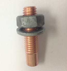 zinc plated nuts and copper plated studs-2