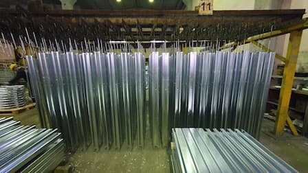 roughness in hot dip galvanizing 61180-1a