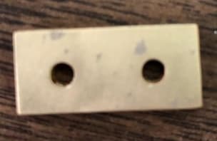 corrosion on gold anodized parts