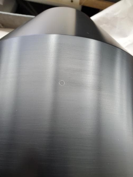 defect in hardcoating of aluminum a