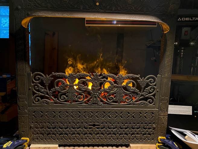 Vintage Gas Fireplace Insert