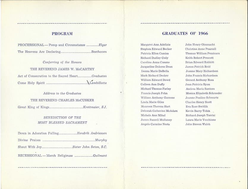 1966graduationprogram