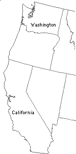 map of west coast